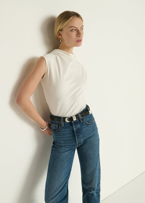 Nation Lulu Mock Neck Top