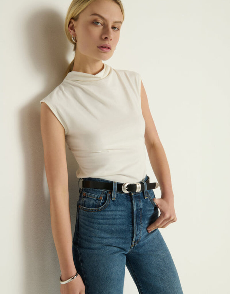 Nation Lulu Mock Neck Top