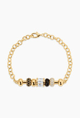 Thatch Noir Bead Bracelet