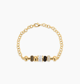 Thatch Noir Bead Bracelet