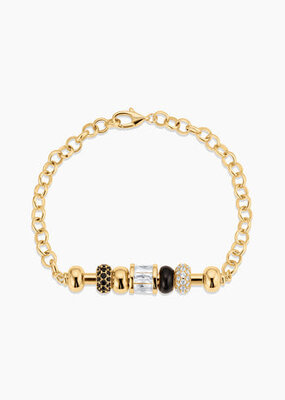 Thatch Noir Bead Bracelet