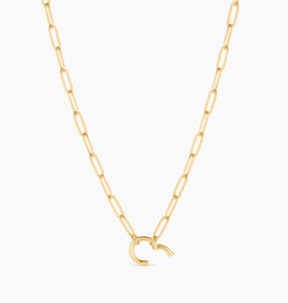 Thatch Finn Paperclip Charm Necklace