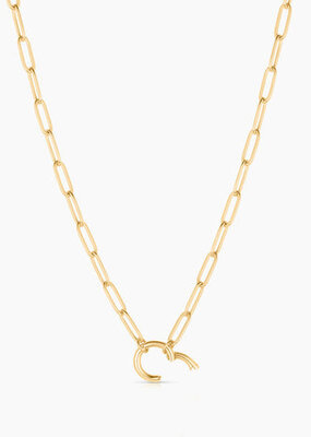 Thatch Finn Paperclip Charm Necklace