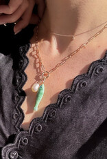 Thatch Finn Paperclip Charm Necklace