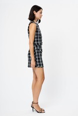 French Connection Windowpane Tweed Mini Skirt