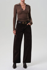 Citizens of Humanity Ayla Baggy Velvet - Espresso