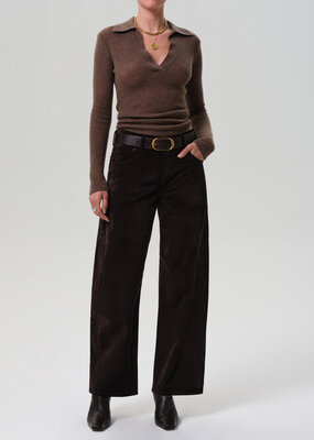 Citizens of Humanity Ayla Baggy Velvet - Espresso