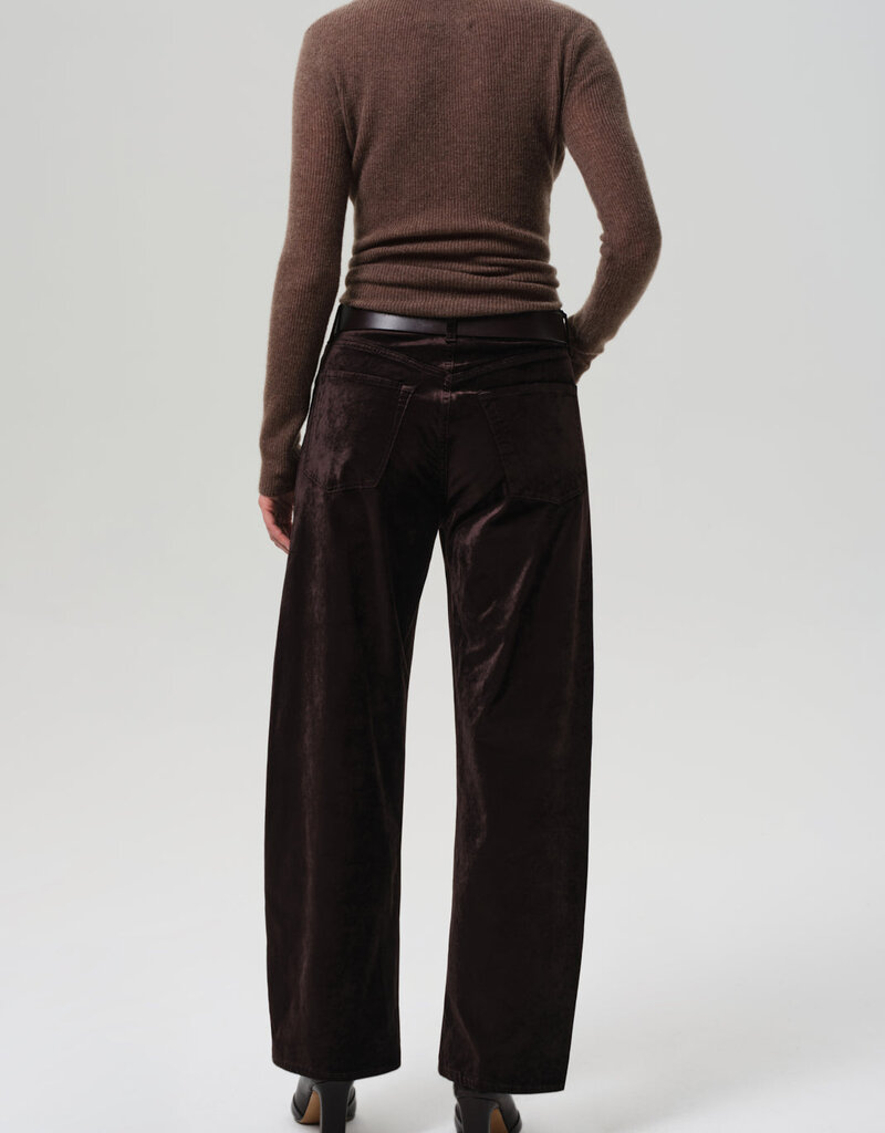 Citizens of Humanity Ayla Baggy Velvet - Espresso