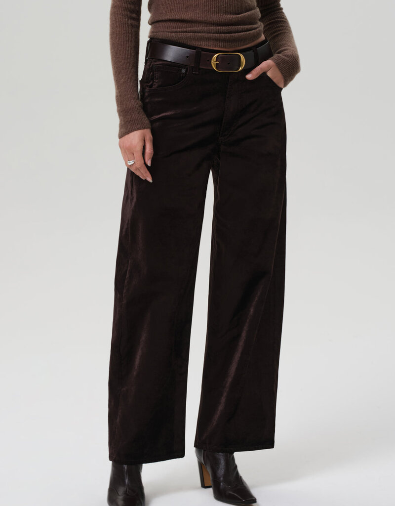 Citizens of Humanity Ayla Baggy Velvet - Espresso