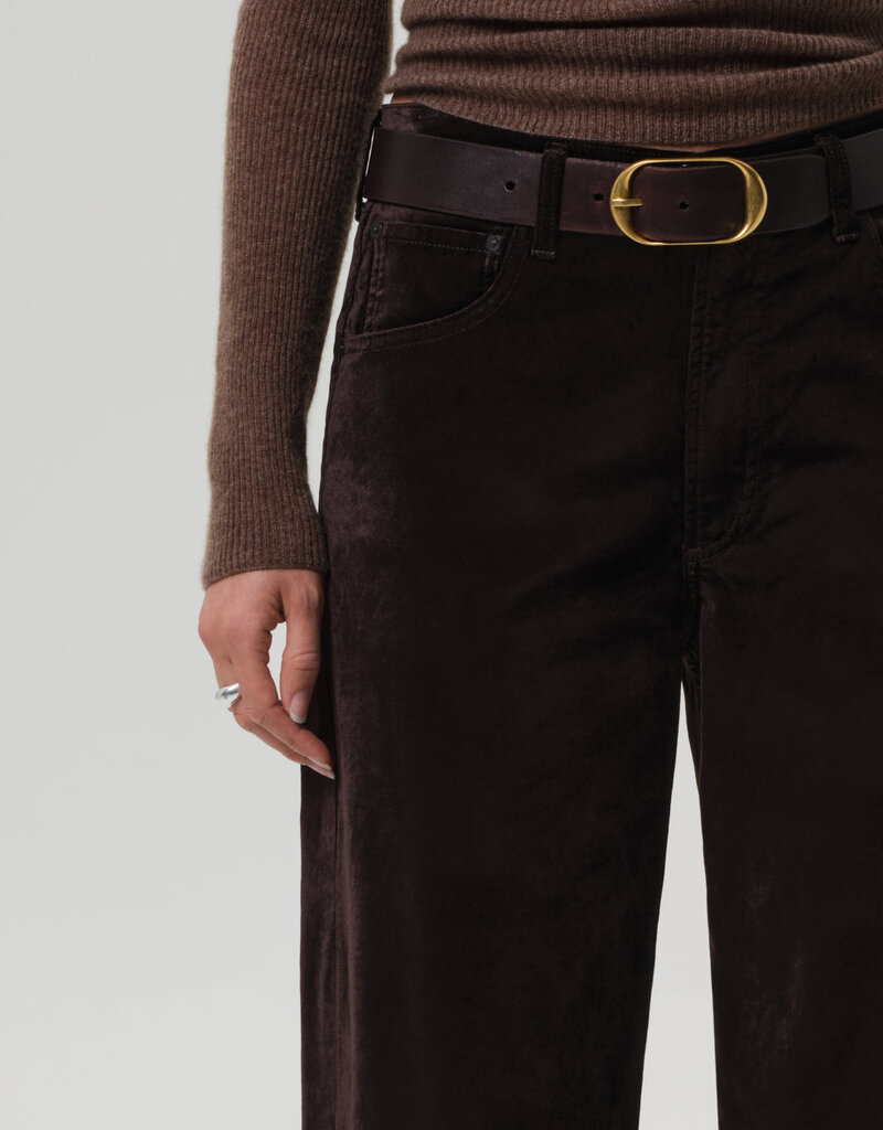 Citizens of Humanity Ayla Baggy Velvet - Espresso