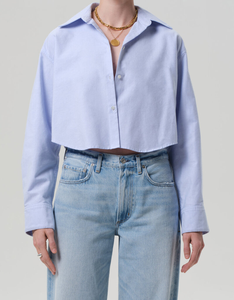 Citizens of Humanity Ana Cropped Shirt