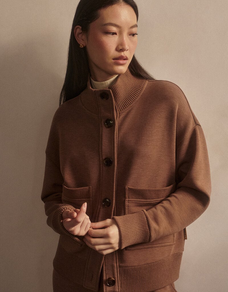 Varley Sabrina Button Through Sweat