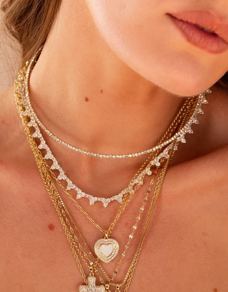 Joy Dravecky Isabella Tennis Necklace