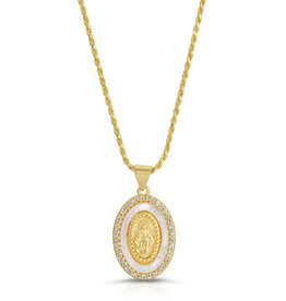 Joy Dravecky Holy Mother Mary Necklace