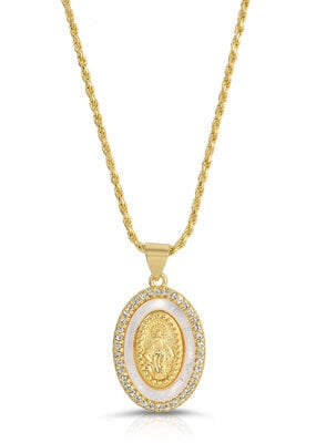 Joy Dravecky Holy Mother Mary Necklace