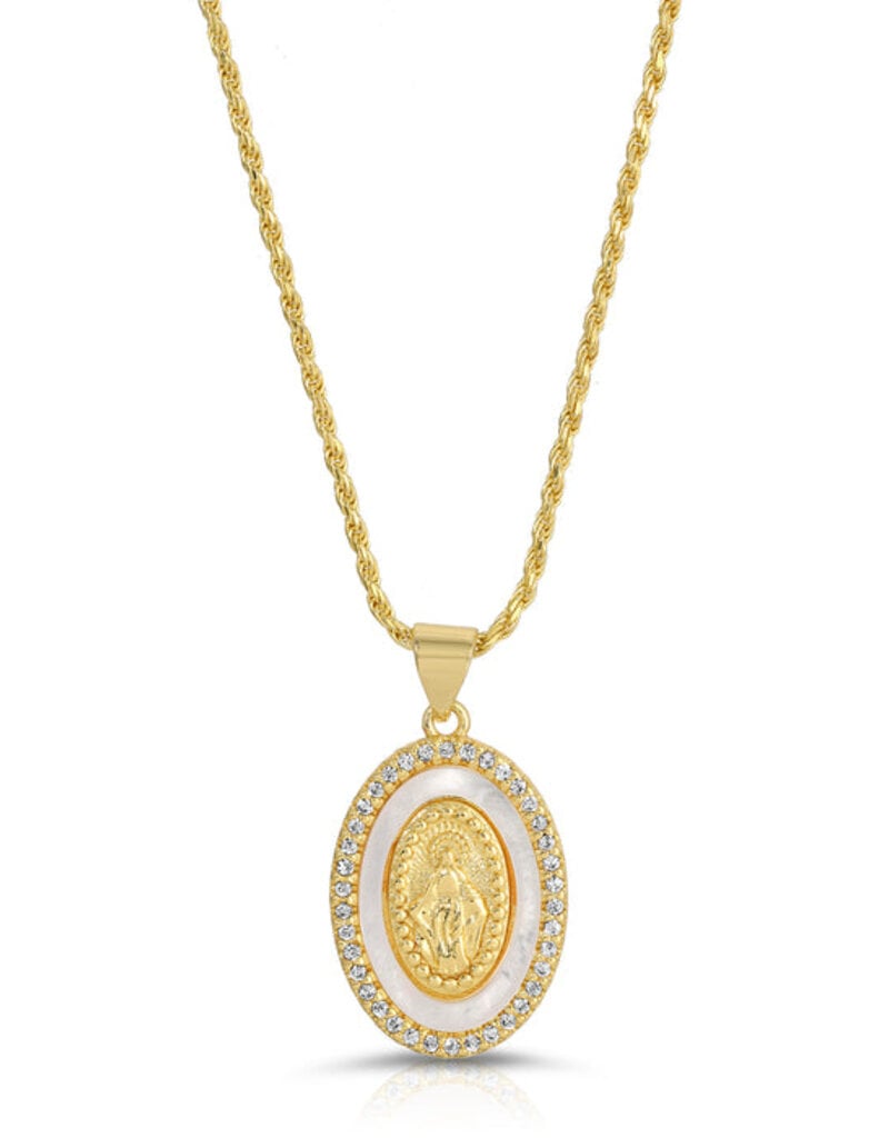 Joy Dravecky Holy Mother Mary Necklace