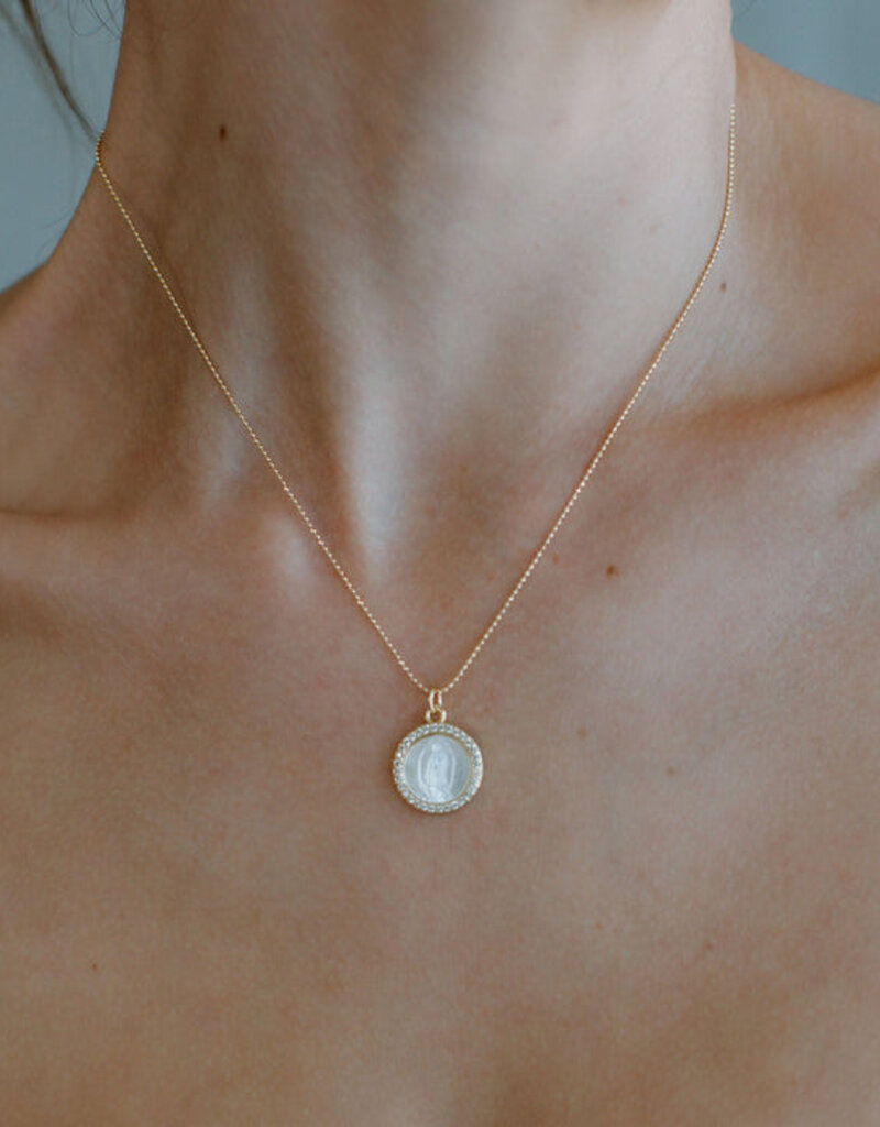 Joy Dravecky Petite Mother Mary Necklace