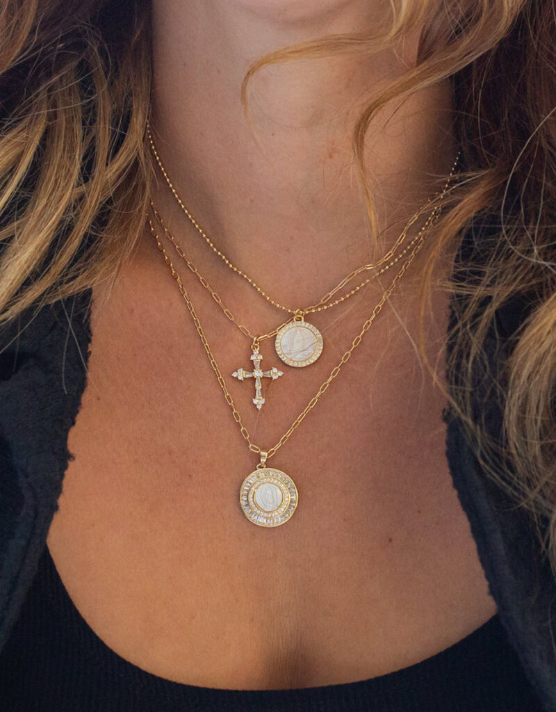 Joy Dravecky Petite Mother Mary Necklace