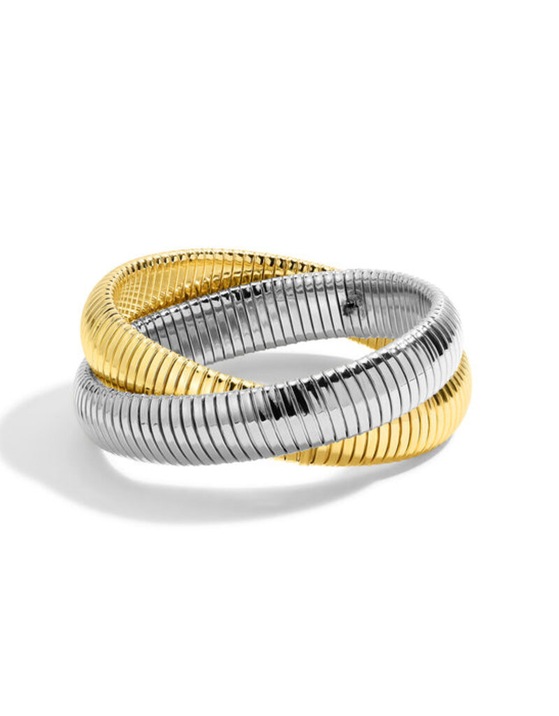 Joy Dravecky Mixed Metal Power Cuff