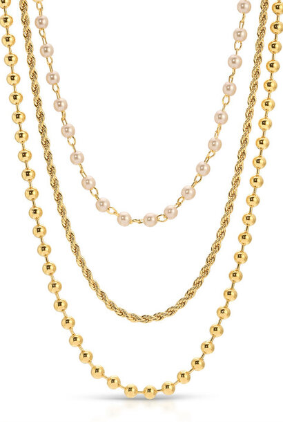 Pearl Trio Necklace