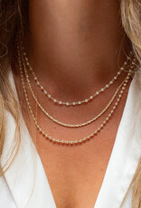 Joy Dravecky Pearl Trio Necklace