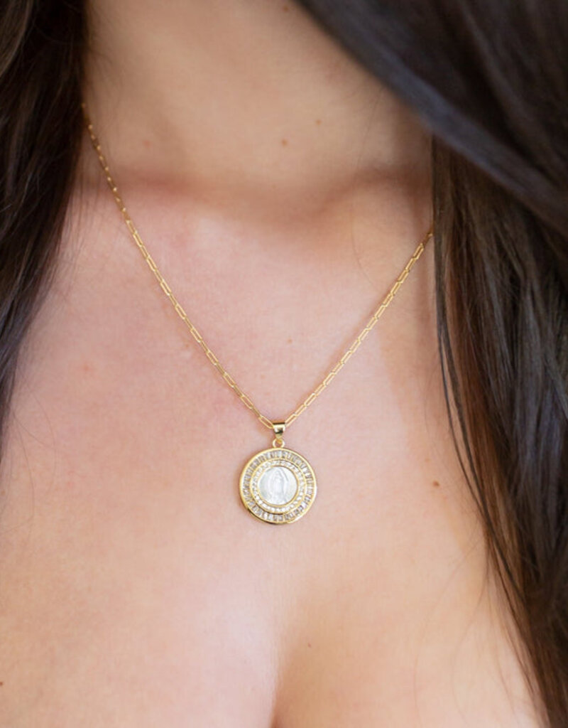 Joy Dravecky Mother Mary Necklace