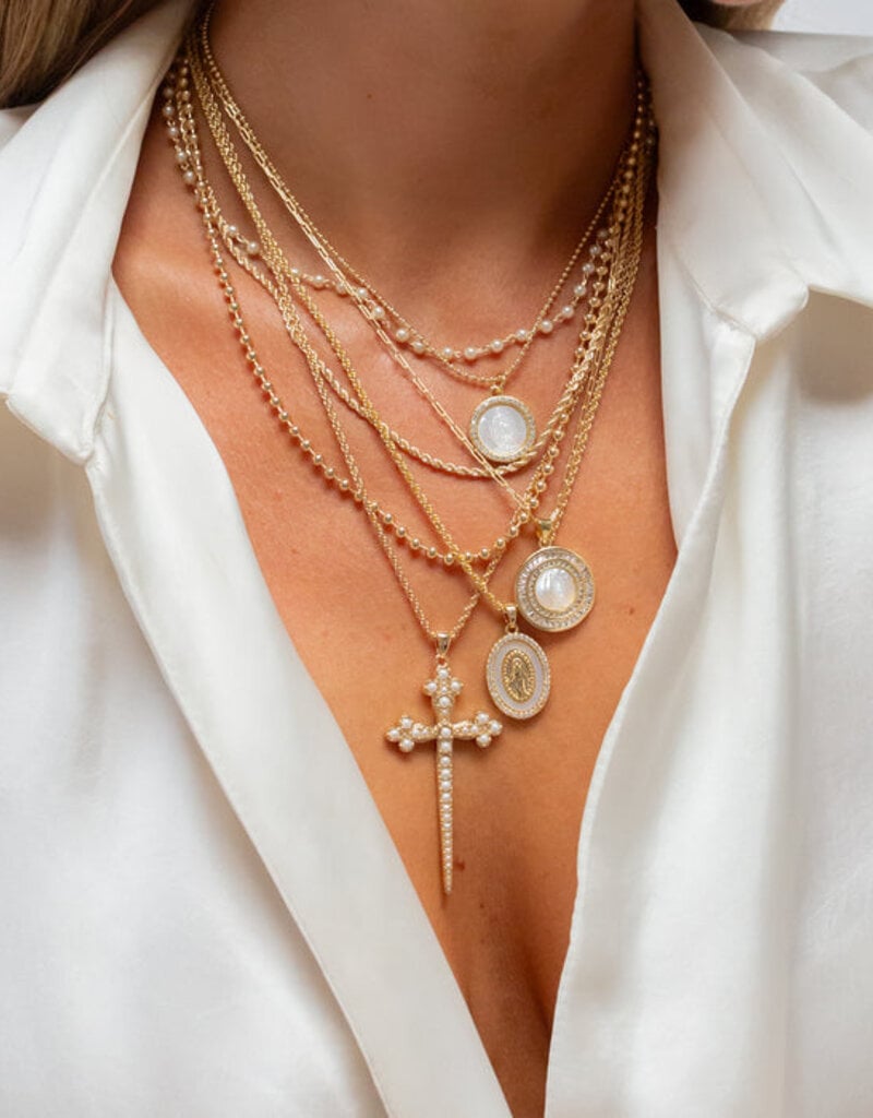 Joy Dravecky Mother Mary Necklace
