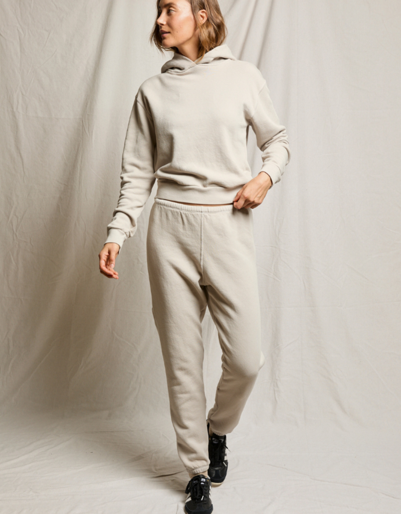 perfectwhitetee Heart Cotton Fleece Hoodie
