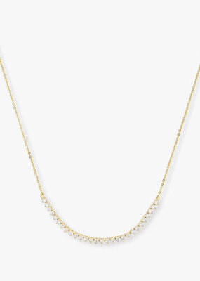 Melinda Maria Baby Not Your Basic Tennis Chain Necklace