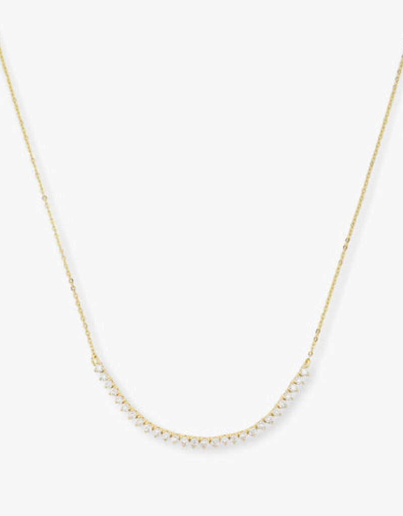 Melinda Maria Baby Not Your Basic Tennis Chain Necklace