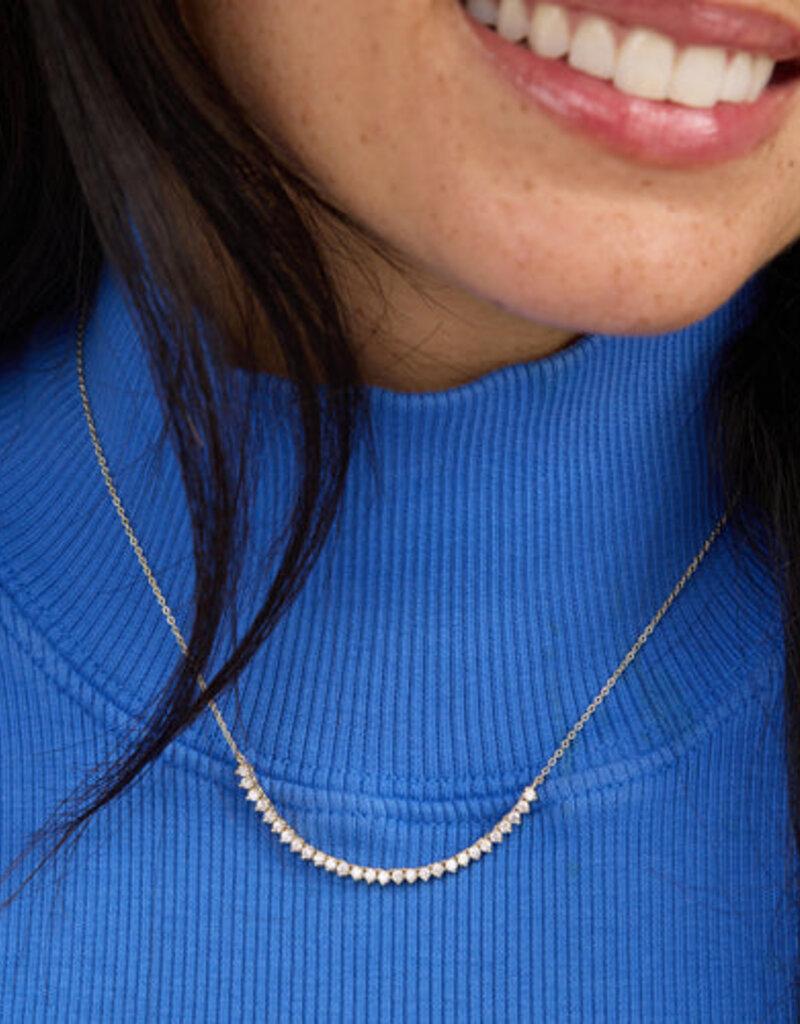 Melinda Maria Baby Not Your Basic Tennis Chain Necklace