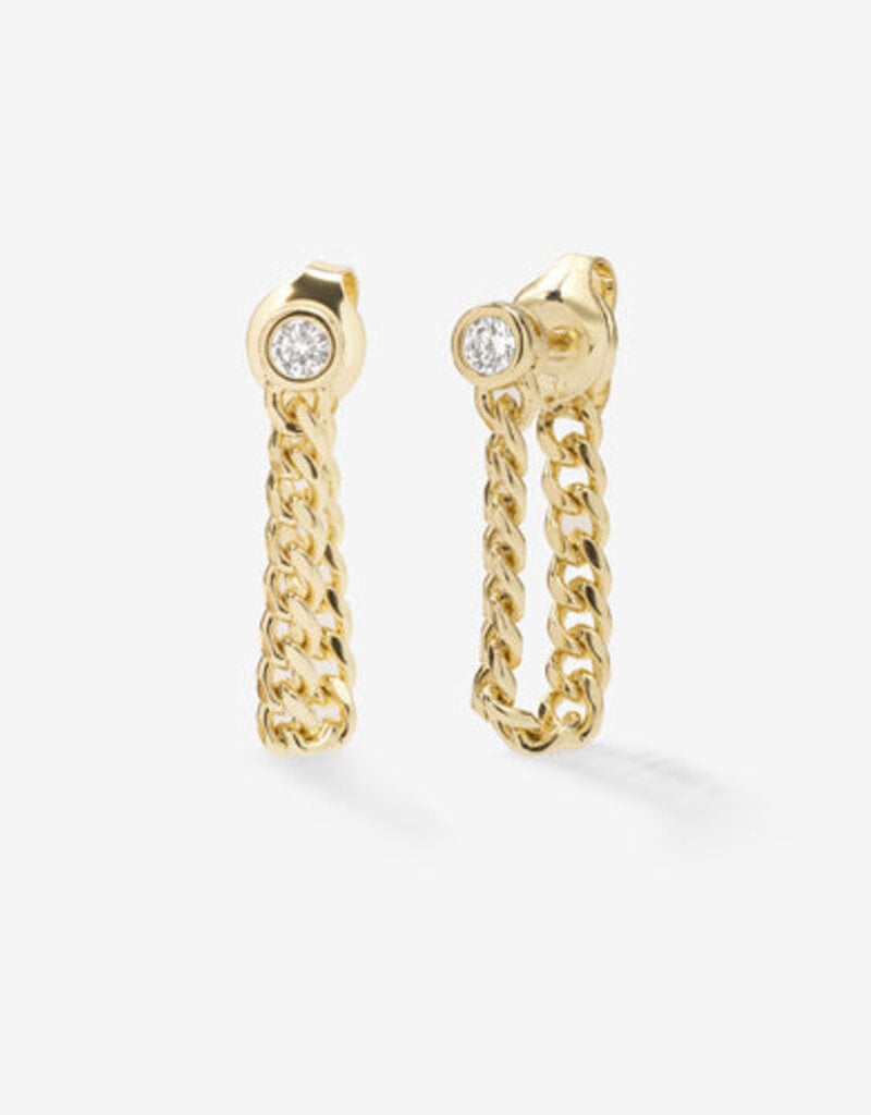 Melinda Maria Baby Julian Soft Chain Hoops