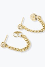Melinda Maria Baby Julian Soft Chain Hoops