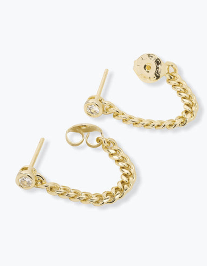 Melinda Maria Baby Julian Soft Chain Hoops