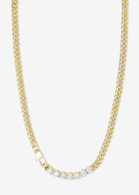Melinda Maria Baby Julian Loves Diamonds Necklace