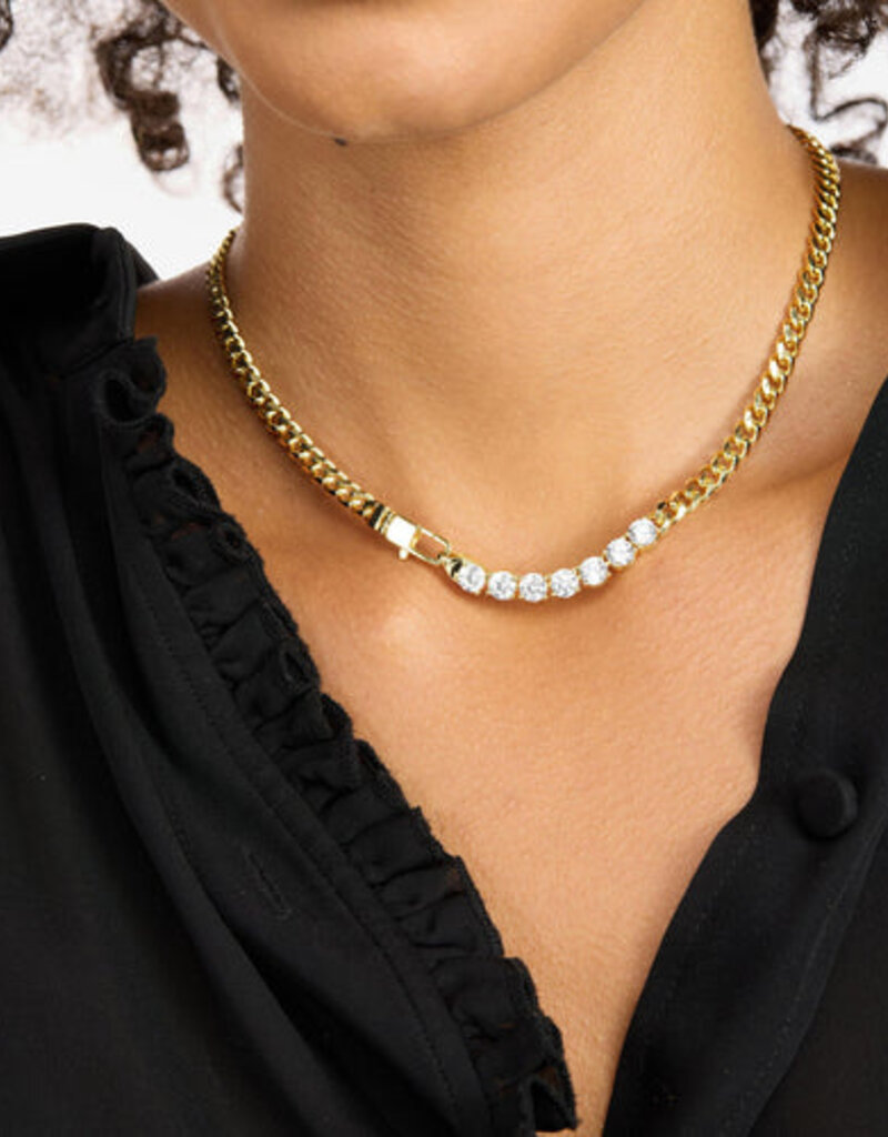 Melinda Maria Baby Julian Loves Diamonds Necklace