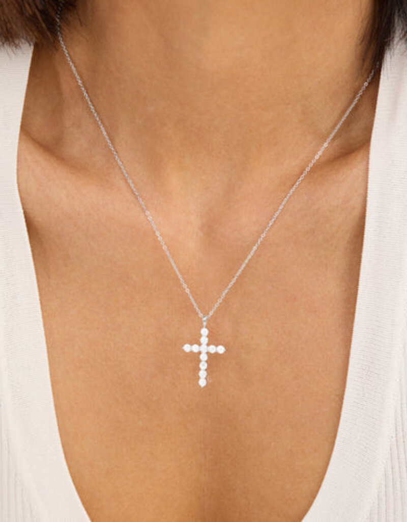 Melinda Maria "Oh She Fancy" Small Cross Pendant