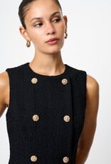 French Connection Structured Tweed Mini Dress