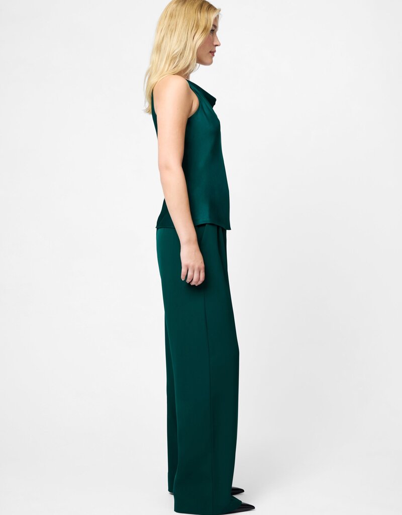 French Connection Ennis Satin Cowl Neck Top