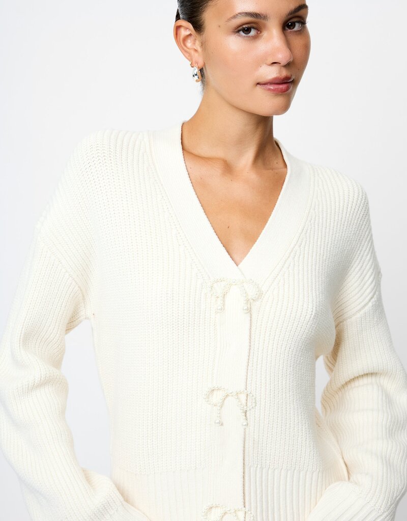 French Connection Babysoft Pearl Bow Sweater