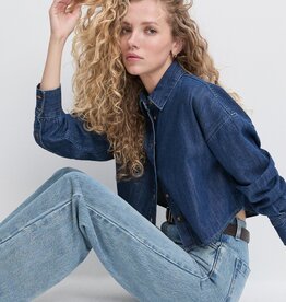 Favorite Daughter Crop Ex-Boyfriend Shirt