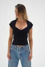LNA Millie Cap Sleeve Sweater