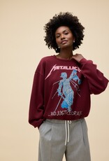 Daydreamer Metallica Justice for All Oversized Crew Sweatshirt
