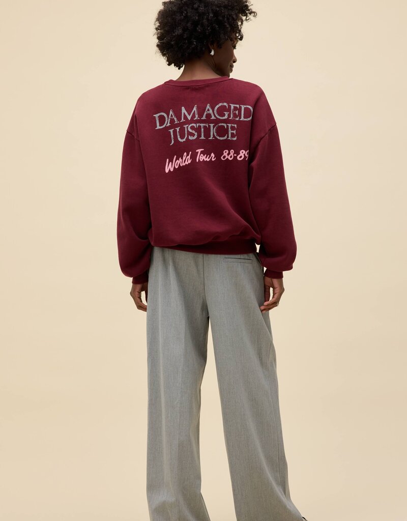 Daydreamer Metallica Justice for All Oversized Crew Sweatshirt