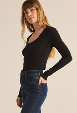 Z Supply Sirena Rib Long Sleeve Tee