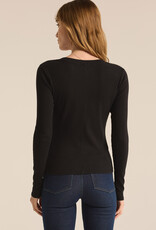 Z Supply Sirena Rib Long Sleeve Tee