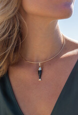 Thatch Marin Black Enamel Fish Charm