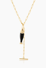 Thatch Marin Black Enamel Fish Charm