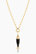 Thatch Marin Black Enamel Fish Charm