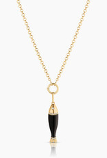 Thatch Marin Black Enamel Fish Charm